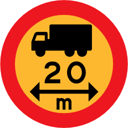 Download free round vehicle truck length icon
